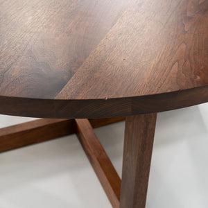 2008 Tyler Hays for BDDW Tobin Dining Table in Solid Black Walnut 54 inch