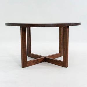 2008 Tyler Hays for BDDW Tobin Dining Table in Solid Black Walnut 54 inch