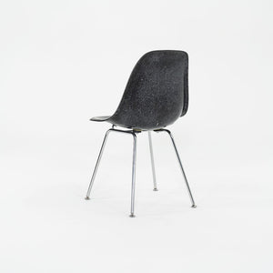 SOLD 2010s Set of Four Modernica Eames Fiberglass Dining Side Shell Chairs in Black