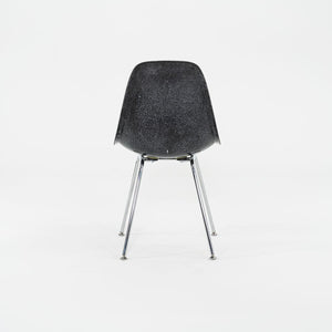 SOLD 2010s Set of Four Modernica Eames Fiberglass Dining Side Shell Chairs in Black