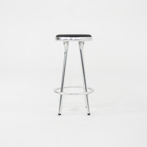 2000s Pair of Indecasa Aluminum Counter Stools for DWR by Joan Casas i Ortinez