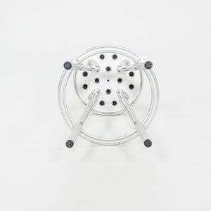 2000s Pair of Indecasa Aluminum Counter Stools for DWR by Joan Casas i Ortinez