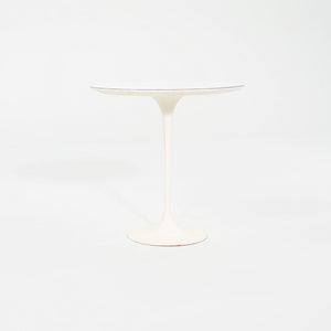1960s Eero Saarinen for Knoll Tulip Side Table with White Laminate 20 inch Top