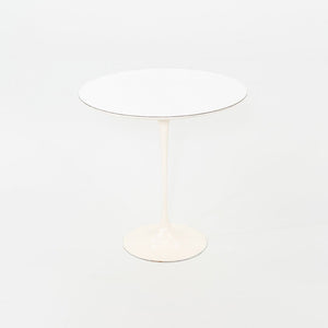 1960s Eero Saarinen for Knoll Tulip Side Table with White Laminate 20 inch Top