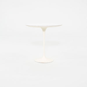 1960s Eero Saarinen for Knoll Tulip Side Table with White Laminate 20 inch Top