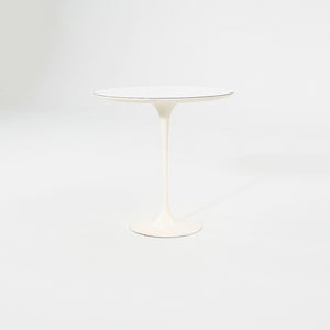 1960s Eero Saarinen for Knoll Tulip Side Table with White Laminate 20 inch Top