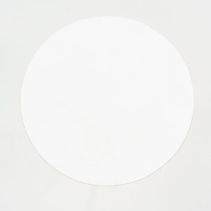1960s Eero Saarinen for Knoll Tulip Side Table with White Laminate 20 inch Top