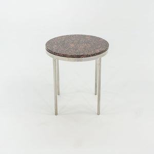 1962 Davis Allen and Gordon Bunshaft of SOM Round Side or End Table w/ Granite