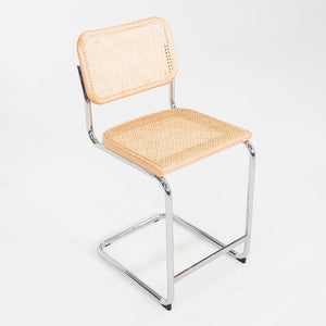 SOLD 2023 Set of Three Cesca Counter Stools by Marcel Breuer for Knoll in Beech