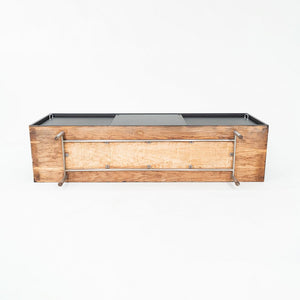 1958 Jens Risom Ebonized Oak Wood Credenza / Cabinet from Seagram Building