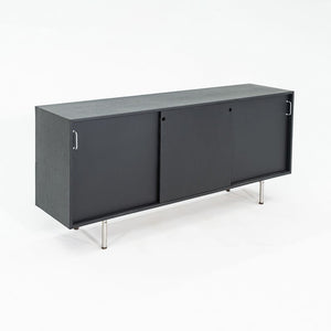 1958 Jens Risom Ebonized Oak Wood Credenza / Cabinet from Seagram Building