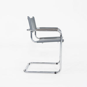 1980s Pair of Mart Stam MG5 Cantilever Armchairs Attributed to Matteo Grassi
