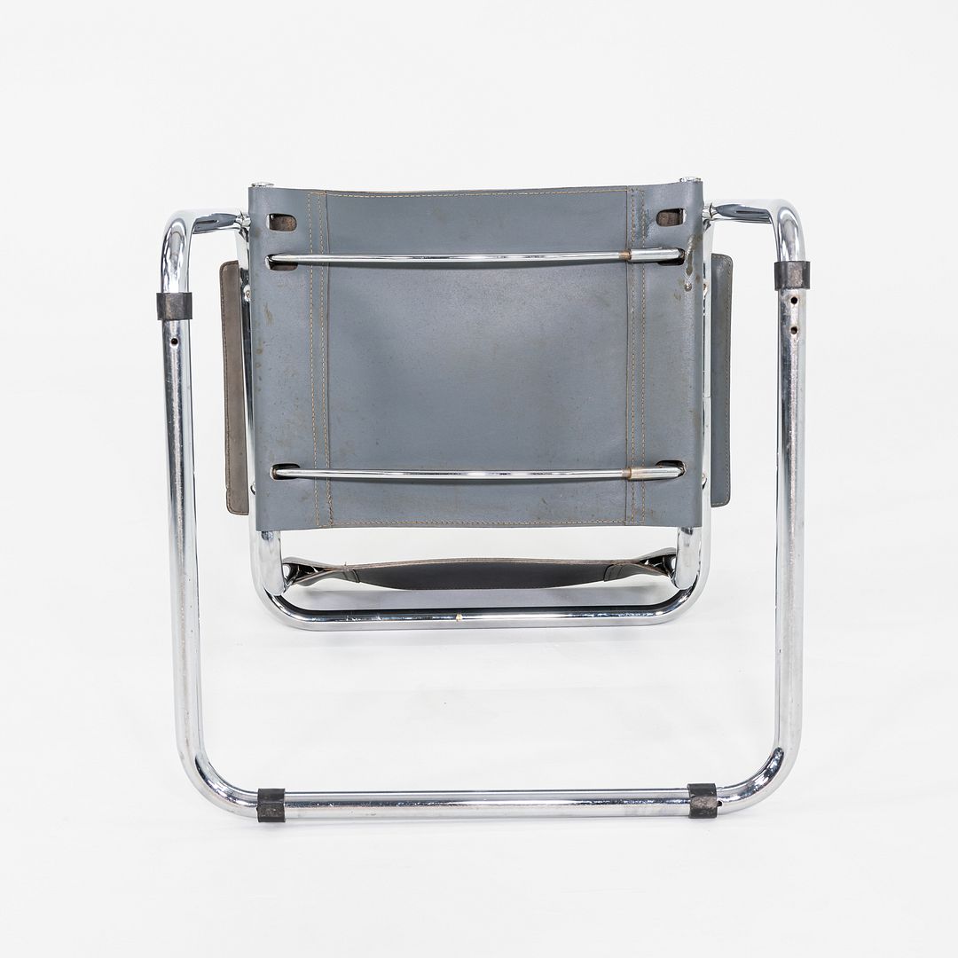 1980s Pair of Mart Stam MG5 Cantilever Armchairs Attributed to Matteo Grassi
