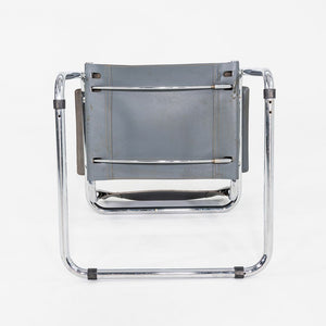 1980s Pair of Mart Stam MG5 Cantilever Armchairs Attributed to Matteo Grassi