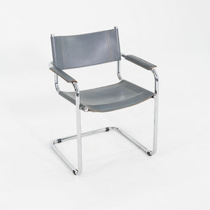 1980s Pair of Mart Stam MG5 Cantilever Armchairs Attributed to Matteo Grassi