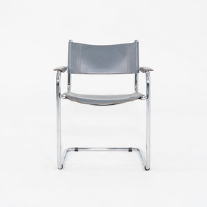 1980s Pair of Mart Stam MG5 Cantilever Armchairs Attributed to Matteo Grassi