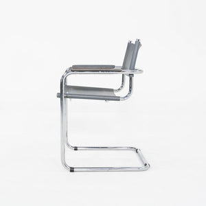 1980s Pair of Mart Stam MG5 Cantilever Armchairs Attributed to Matteo Grassi