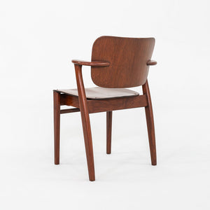 1950s Ilmari Tapiovaara Keravan Puuteollisuus Knoll Domus Chair Teak & Rosewood