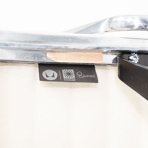 2015 Herman Miller Eames Aluminum Group Executive Desk Chair in White Leather