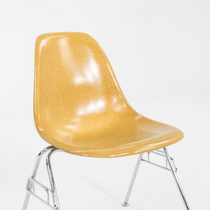 C. 2018 Eames Modernica Stacking Side / Dining Chair Yellow Fiberglass 7x Avail