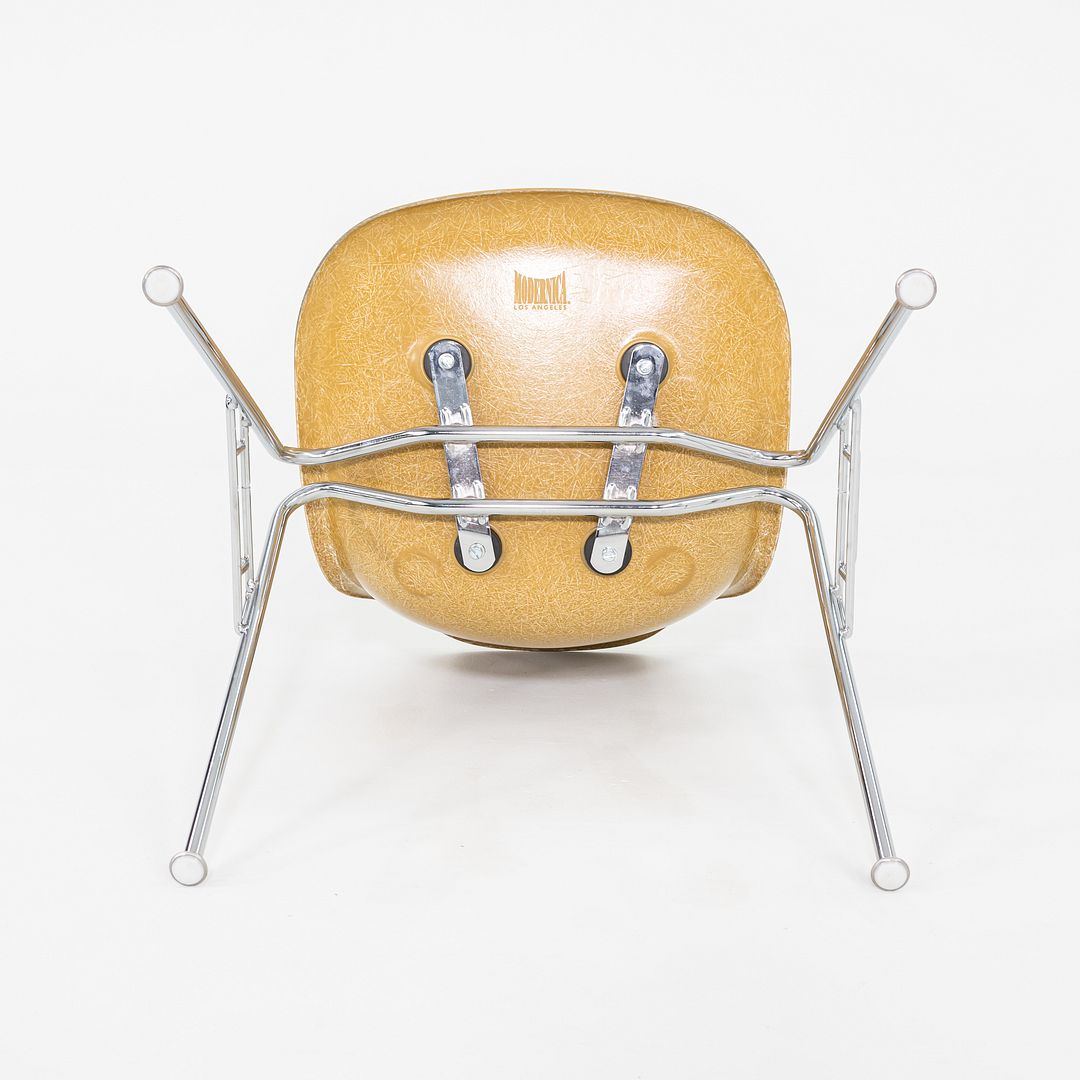 C. 2018 Eames Modernica Stacking Side / Dining Chair Yellow Fiberglass 7x Avail