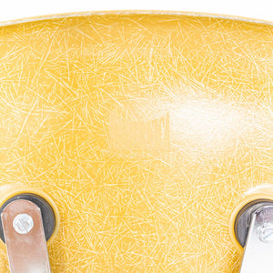 C. 2018 Eames Modernica Stacking Side / Dining Chair Yellow Fiberglass 7x Avail