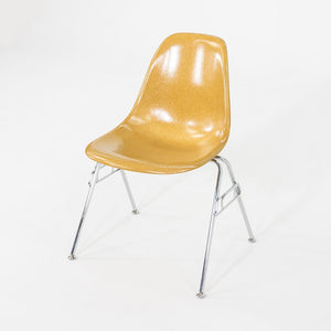 C. 2018 Eames Modernica Stacking Side / Dining Chair Yellow Fiberglass 7x Avail