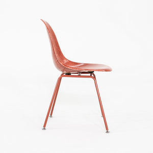 C. 2018 Set of Three Eames Modernica Side / Dining Chairs in Red Fiberglass