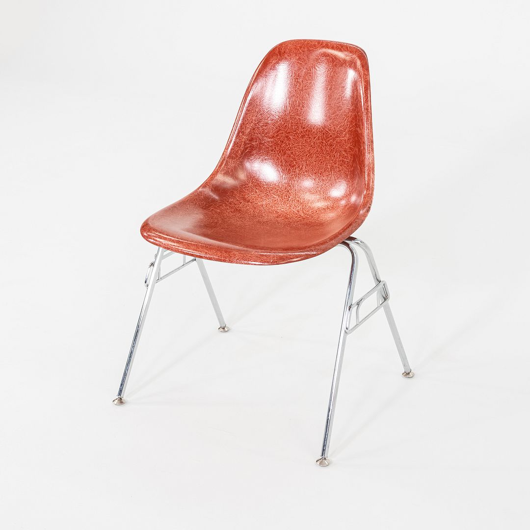 C. 2018 Set of Three Eames Modernica Fiberglass Stacking Side / Dining Chairs
