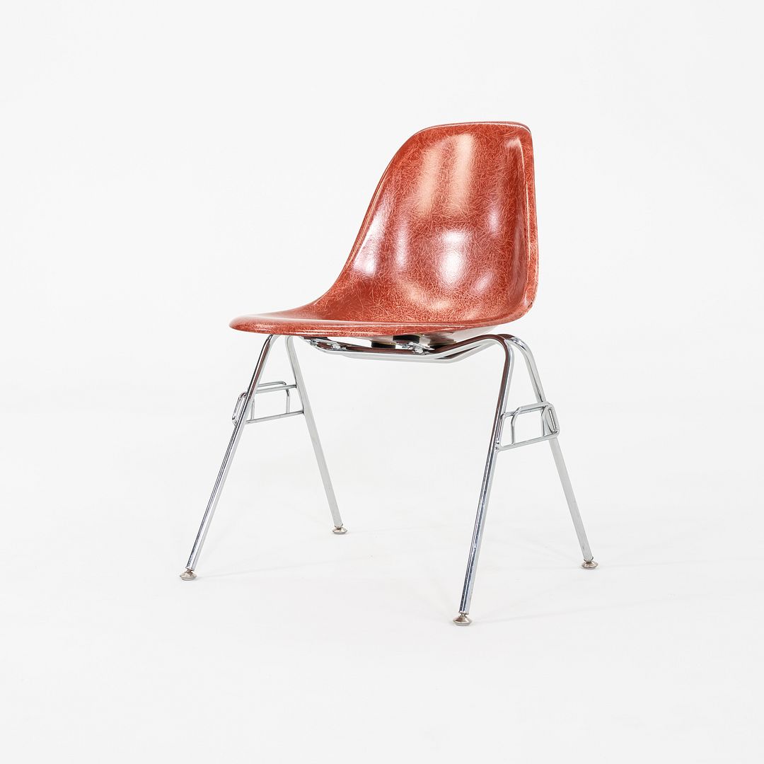 C. 2018 Set of Three Eames Modernica Fiberglass Stacking Side / Dining Chairs