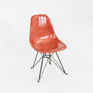 C. 2018 Eames Modernica Side / Dining Chair in Red Fiberglass with Eiffel Base