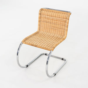 SOLD 1970s Set of Four Mies Van Der Rohe for Thonet Cane MR10 Dining Chairs