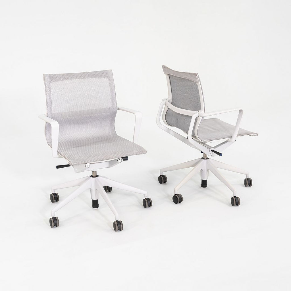 2014 Alberto Meda for Vitra Physix Desk Chairs in White Mesh 10x Available