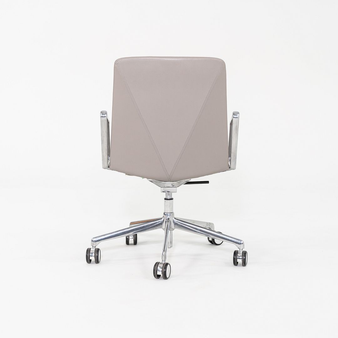 2018 Lievore Altherr Molina for Bernhardt Design L.A.M. Desk Chairs in Beige Leather 11x Available