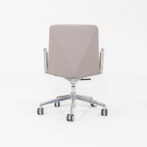 2018 Lievore Altherr Molina for Bernhardt Design L.A.M. Desk Chairs in Beige Leather 11x Available