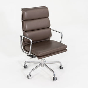 SOLD 2010 Herman Miller Eames Soft Pad Executive Desk Chair in Brown Leather
