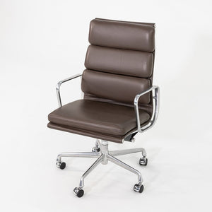 SOLD 2010 Herman Miller Eames Soft Pad Executive Desk Chair in Brown Leather