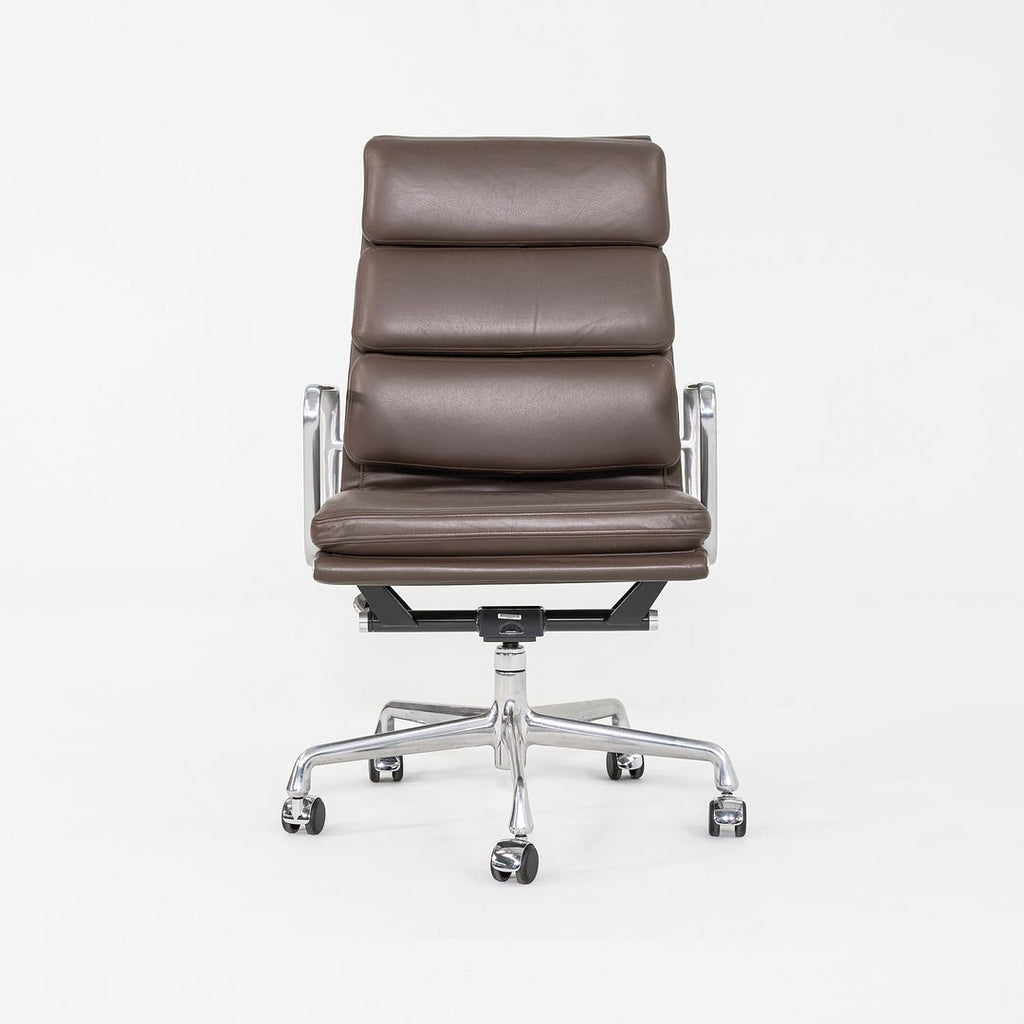 SOLD 2010 Herman Miller Eames Soft Pad Executive Desk Chair in Brown Leather