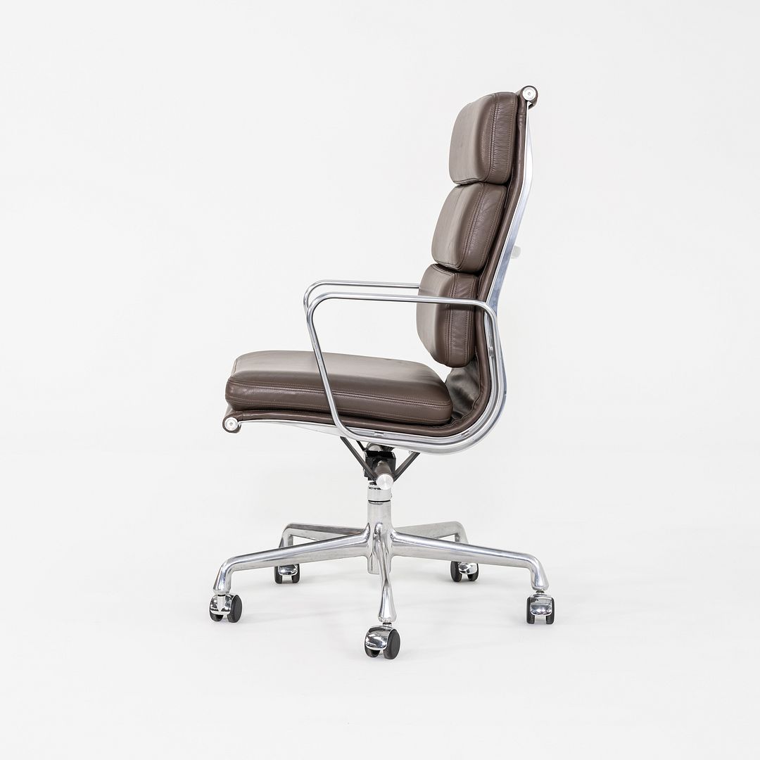 SOLD 2010 Herman Miller Eames Soft Pad Executive Desk Chair in Brown Leather