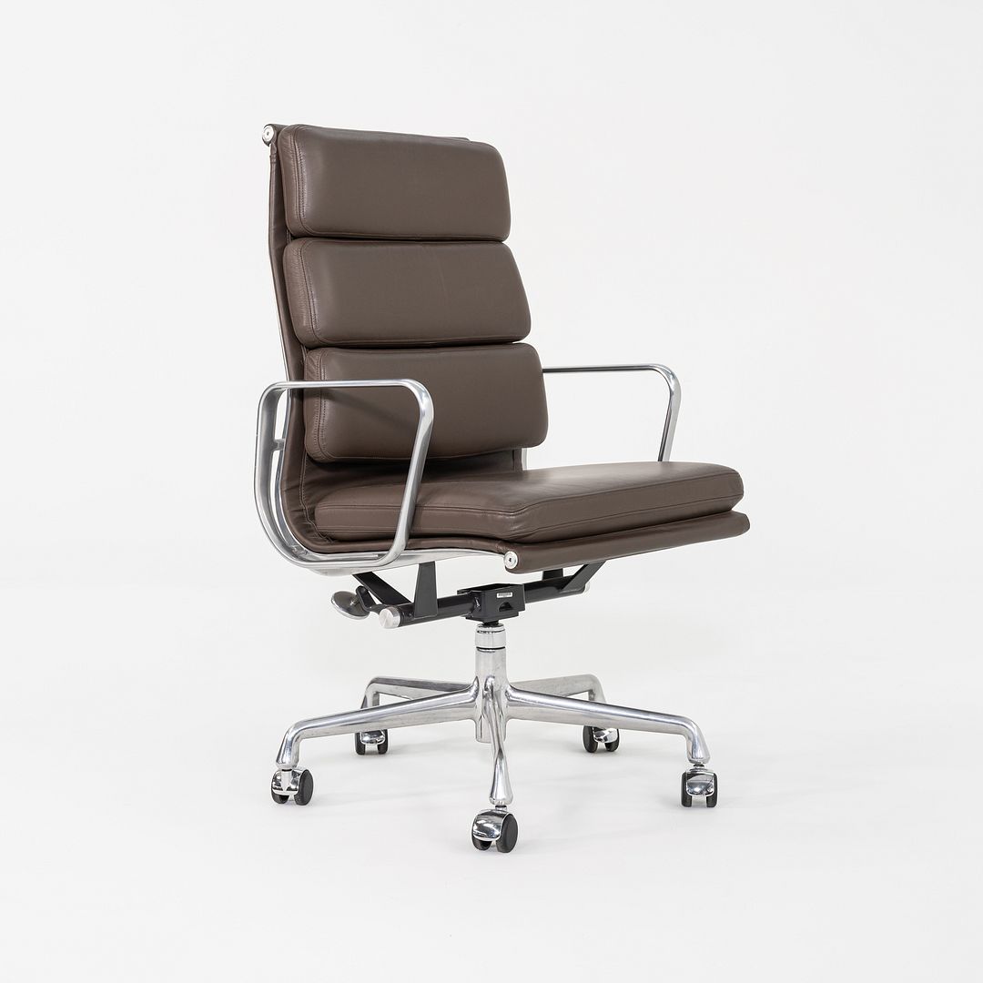 SOLD 2010 Herman Miller Eames Soft Pad Executive Desk Chair in Brown Leather
