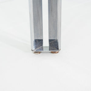 1960s James Howell for Tri-Mark Designs Chromed Steel and Glass Coffee Table