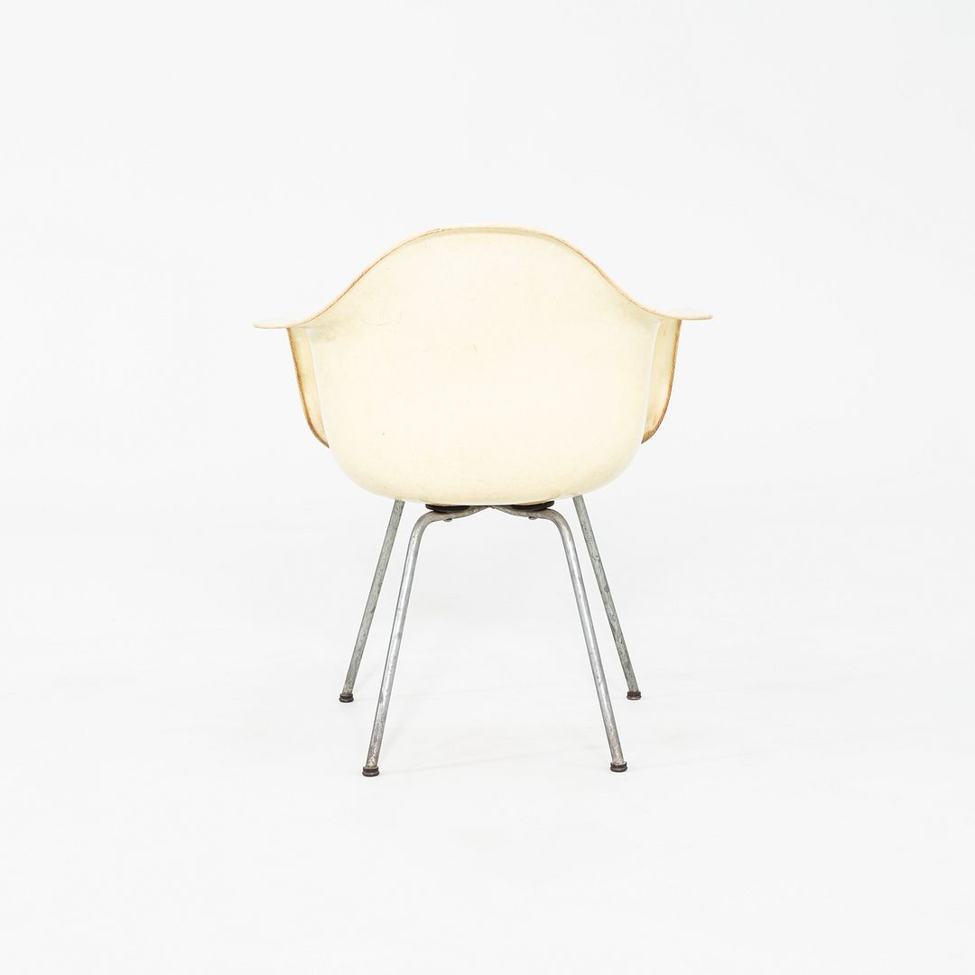 C. 1950 Herman Miller Eames Zenith SAX Fiberglass Rope Edge Arm Shell Chair