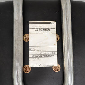 1980s Charles Pfister Metropolitan Furniture Halston Armchair in Stainless Steel