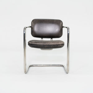 1980s Charles Pfister Metropolitan Furniture Halston Armchair in Stainless Steel