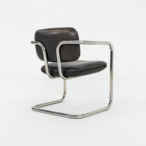 1980s Charles Pfister Metropolitan Furniture Halston Armchair in Stainless Steel
