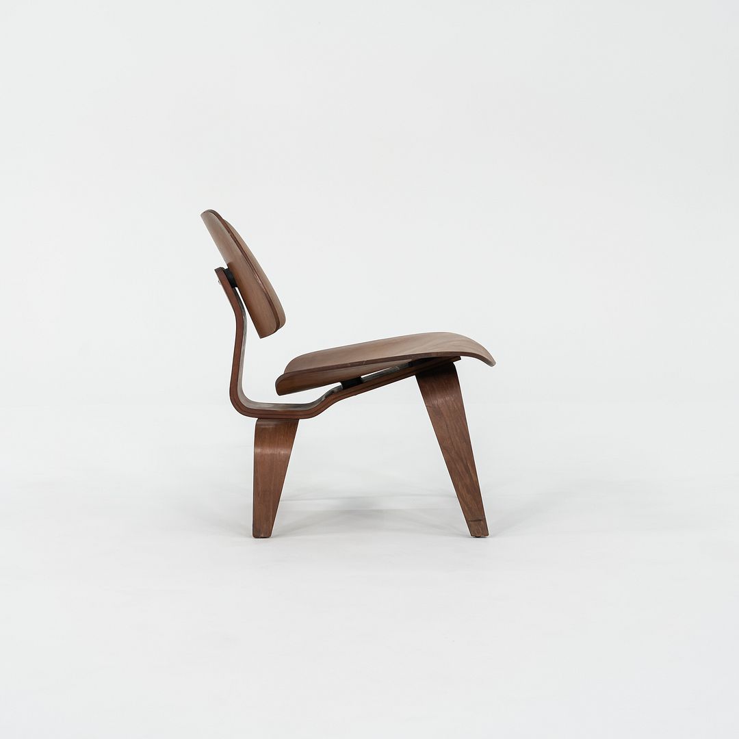 C. 1953 Charles and Ray Eames for Herman Miller LCW Lounge Chair in Walnut