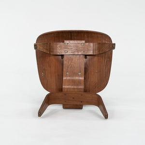 C. 1953 Charles and Ray Eames for Herman Miller LCW Lounge Chair in Walnut