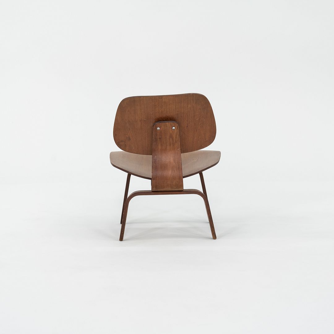C. 1953 Charles and Ray Eames for Herman Miller LCW Lounge Chair in Walnut