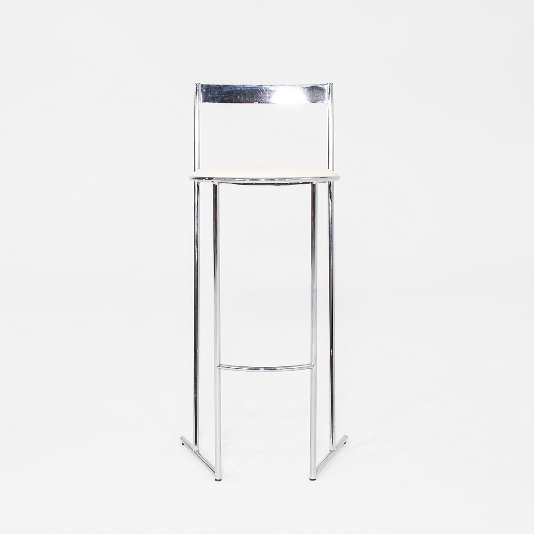 1980s Pair of Postmodern Musme Bar Stools by Emilio Nanni for Fly Line, Italy