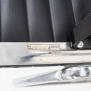 1981 Herman Miller Eames Aluminum Group Executive Desk Chair in Black Naugahyde